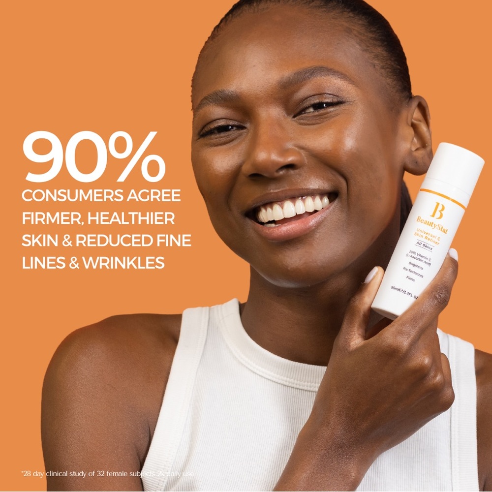 BEAUTYSTAT UNIVERSAL C SKIN REFINER BRIGHTENING VITAMIN C SERUM PORES DARK SPOTS - Picture 5 of 13